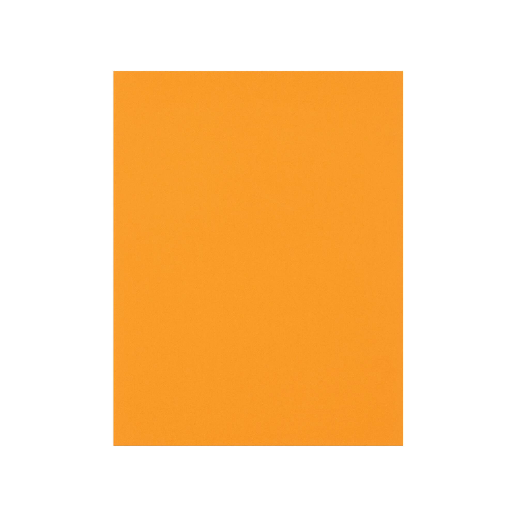 12 Packs: 50 ct. (600 total) Tangerine 8.5" x 11" Cardstock Paper by Recollections™